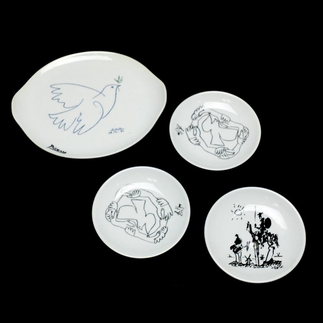 FOUR PICASSO PORCELAIN TABLEWARELot