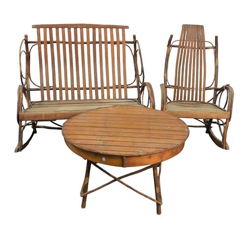 FOUR PIECE ADIRONDACK STYLE SET