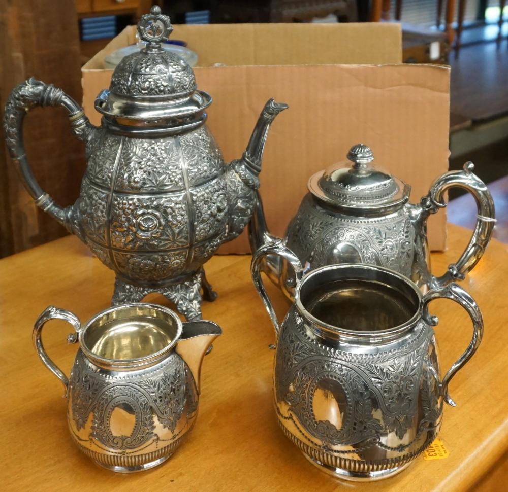 FOUR-PIECE ASSEMBLED SILVERPLATE