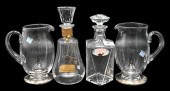 FOUR PIECE BACCARAT LOTFour Pi