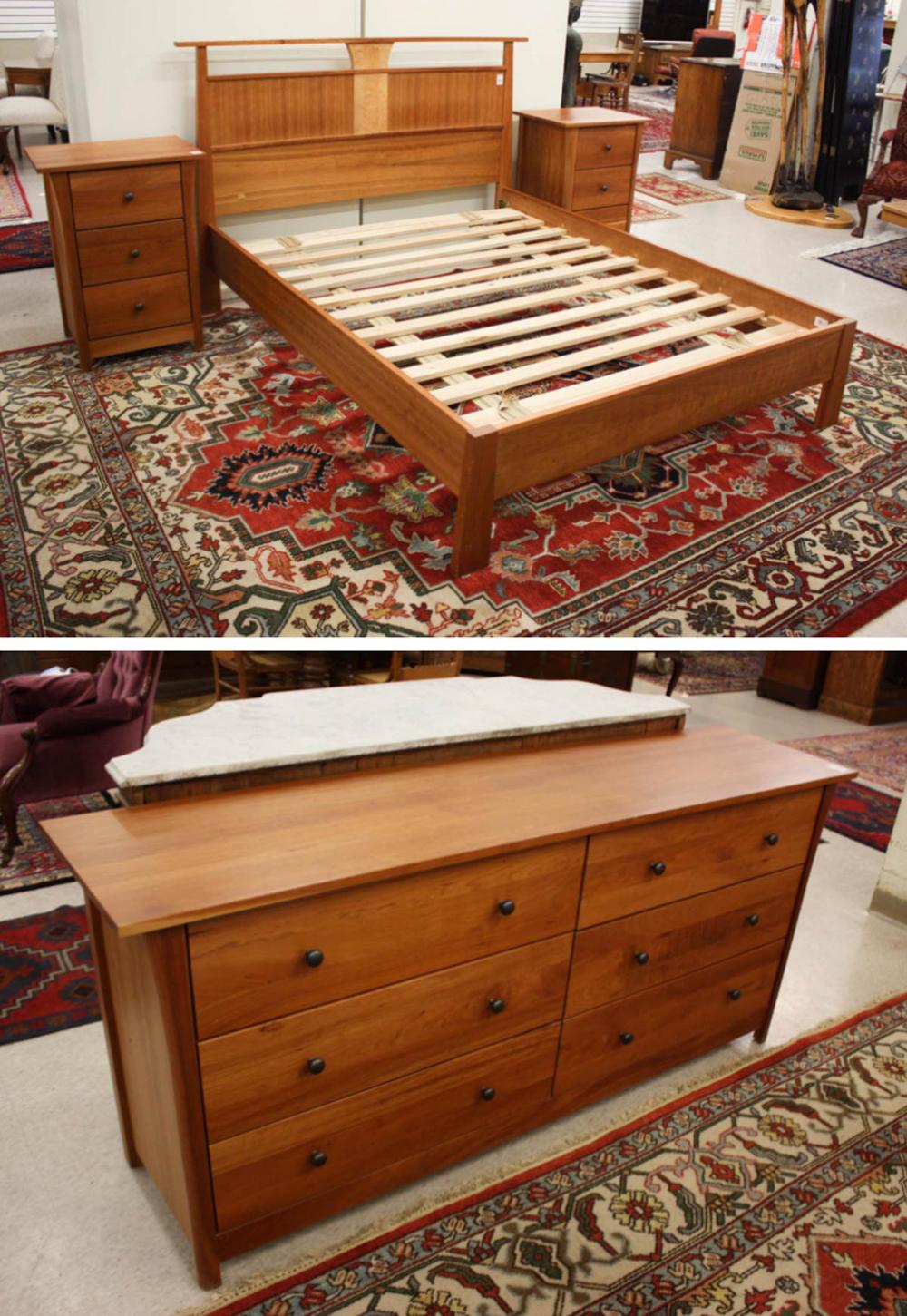 FOUR-PIECE BEDROOM FURNITURE GROUP,