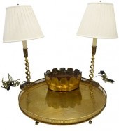 FOUR PIECE BRASS GROUPFour Pie
