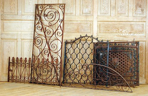 FOUR PIECE CAST IRON PANELS