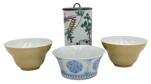 FOUR PIECE CHINESE GROUPFour
