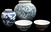 FOUR PIECE CHINESE PORCELAIN G