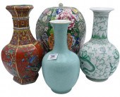 FOUR PIECE CHINESE PORCELAIN L