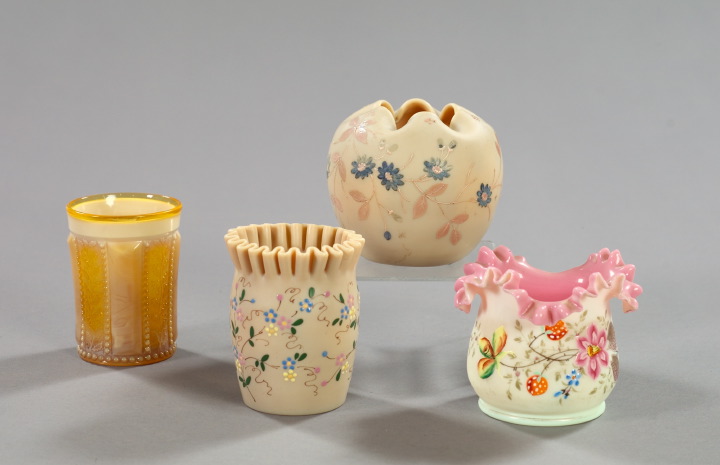 Four-Piece Collection of Art Glass,