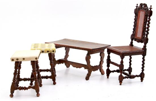 Four piece Continental furniture