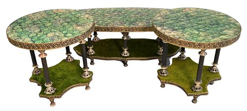 FOUR PIECE DECORATIVE LIVING ROOM