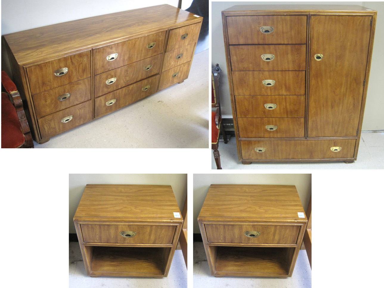 FOUR-PIECE DREXEL BEDROOM FURNITURE