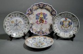 FOUR PIECE FAIENCE/DELFT LOTGr