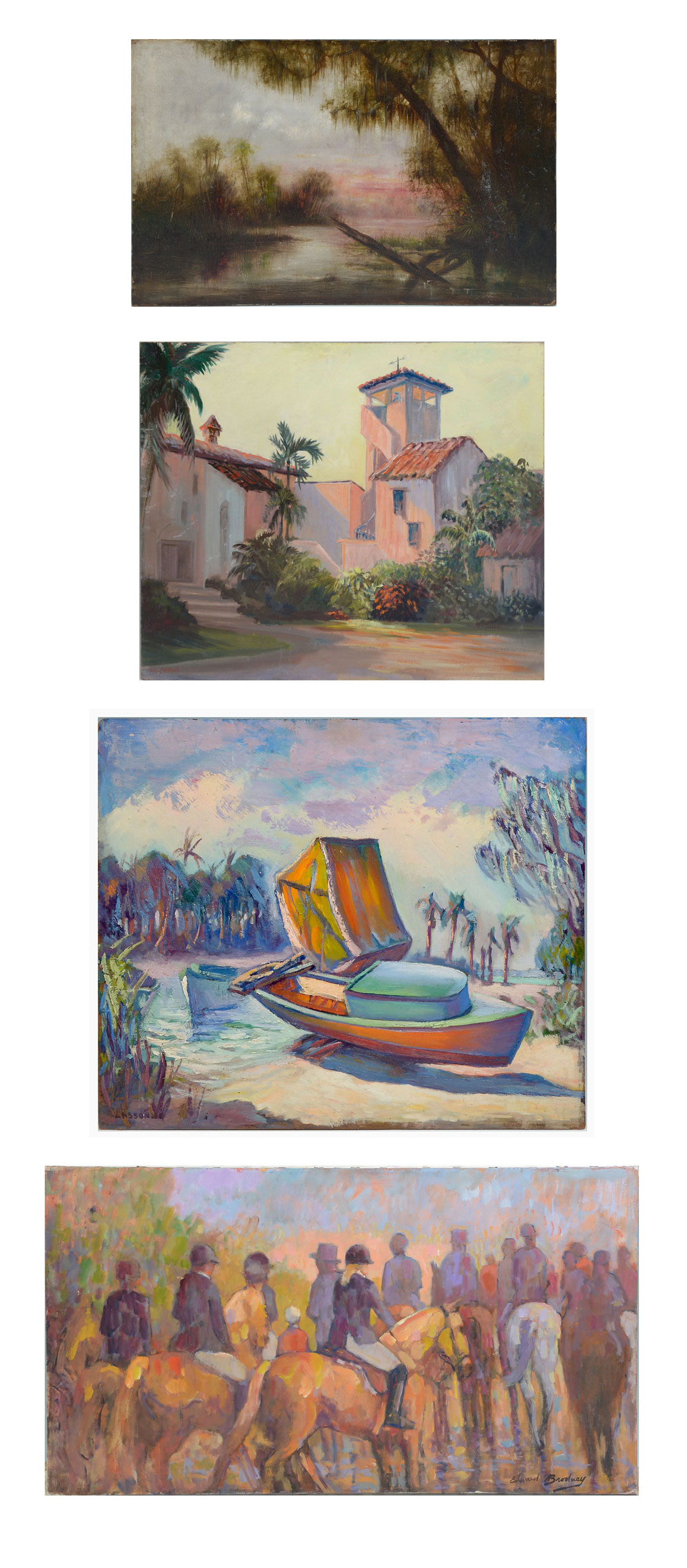 FOUR PIECE FLORIDA ARTIST