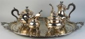 FOUR-PIECE FRENCH SILVER TEA A