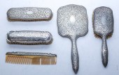 FOUR-PIECE GERMAN SILVER DRESS