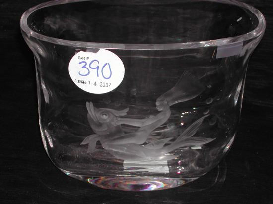 Four-Piece Group of Cut Glass