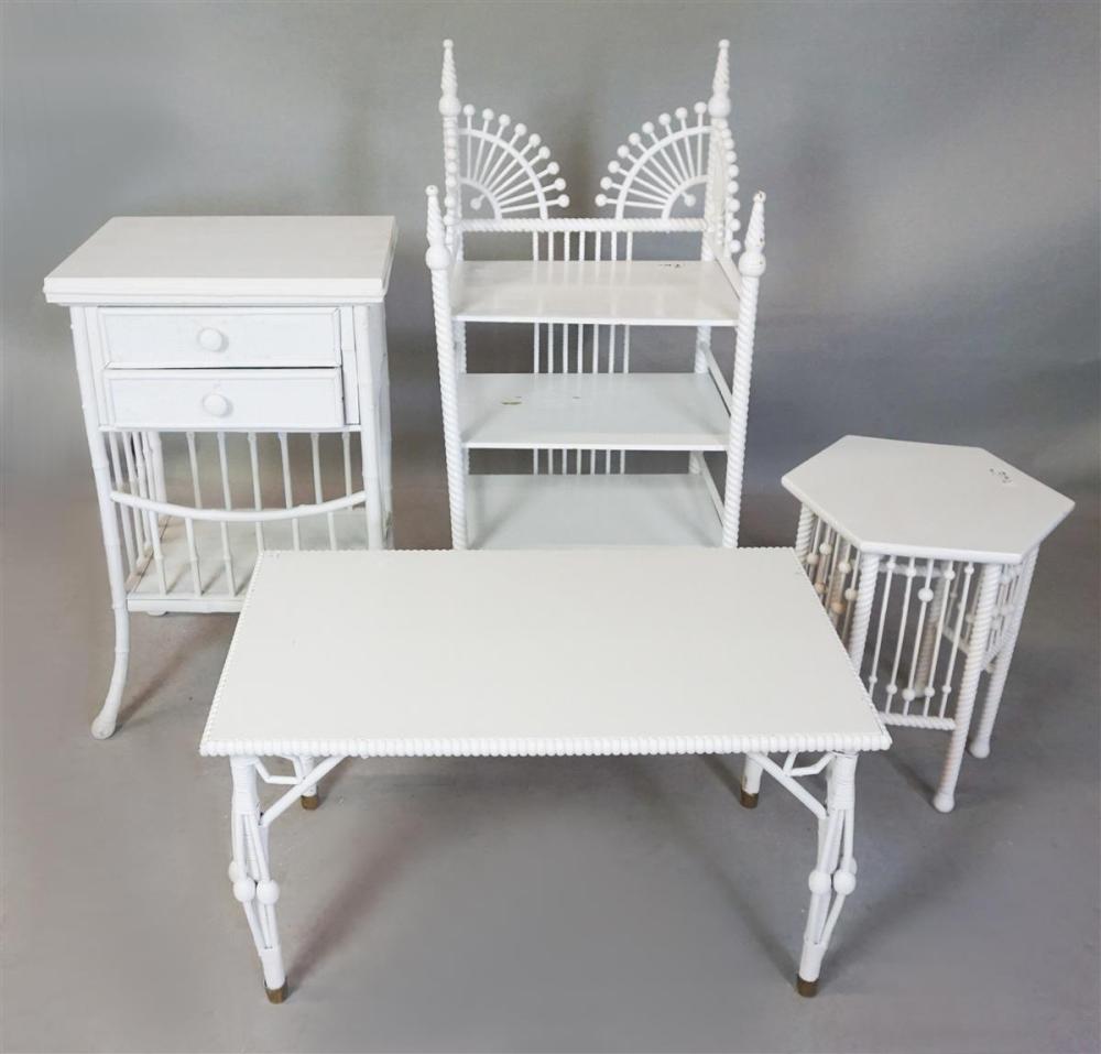 FOUR-PIECE GROUP OF VICTORIAN STYLE
