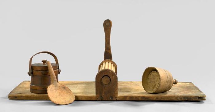 Four-Piece Group of Wooden