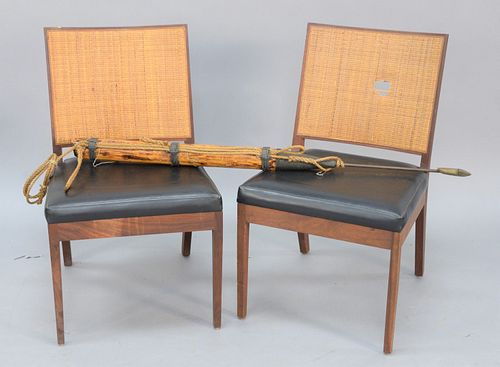 FOUR-PIECE GROUP TO INCLUDE PAIR OF