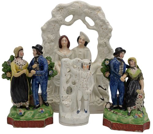 FOUR PIECE GROUPING OF ENGLISH