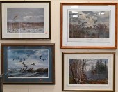 FOUR PIECE GROUPING OF SIGNED
