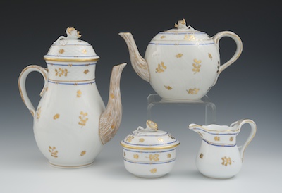 Four Piece Herend Porcelain Service
