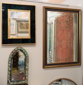 FOUR PIECE LOT OF MIRRORS, TO