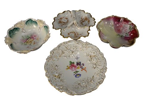 FOUR PIECE LOT OF PORCELAIN, TO