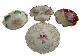 FOUR PIECE LOT OF PORCELAIN, T