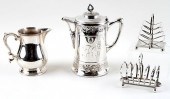 FOUR PIECE LOT OF SILVERPLATE