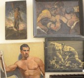 FOUR PIECE LOT, TO INCLUDE TWO