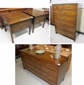 FOUR-PIECE MID-CENTURY MODERN