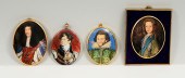 FOUR-PIECE MINIATURE PORTRAIT