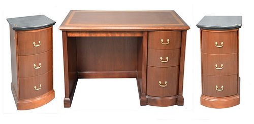 FOUR PIECE OFFICE LOT, TO INCLUDE A