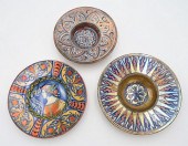 FOUR PIECE POLYCHROME POTTERY