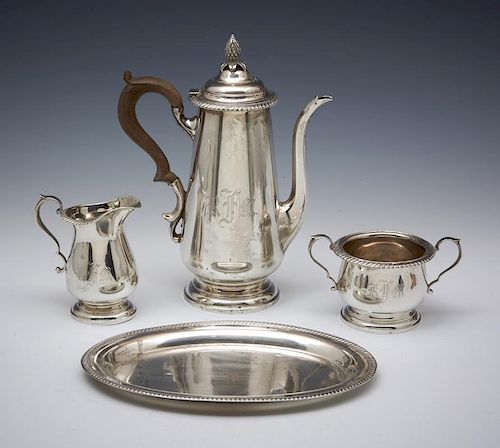 FOUR PIECE REDLICH STERLING