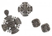 FOUR PIECE SILVER JERUSALEM MA