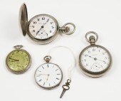 FOUR-PIECE SILVER PLATED VINTA