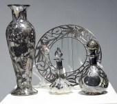 FOUR PIECE STERLING OVERLAY LO