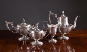 FOUR-PIECE STERLING SILVER COF