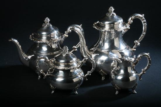 FOUR-PIECE STERLING SILVER TEA