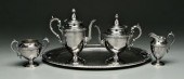 Four piece sterling tea servic
