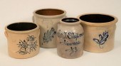 FOUR PIECE STONEWARE LOT, TO I