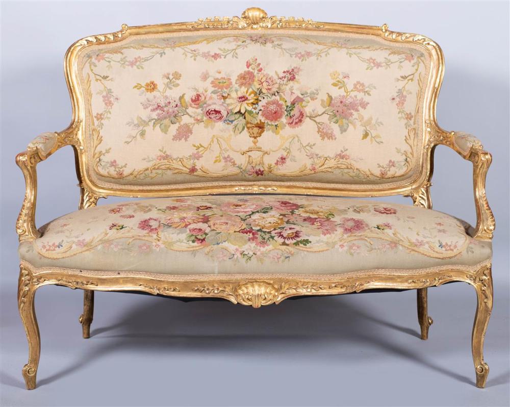 FOUR-PIECE SUITE OF LOUIS XV