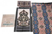 FOUR PIECE TEXTILE LOTFour Pie
