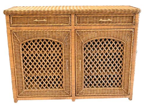 FOUR PIECE WICKER GROUPFour Piece