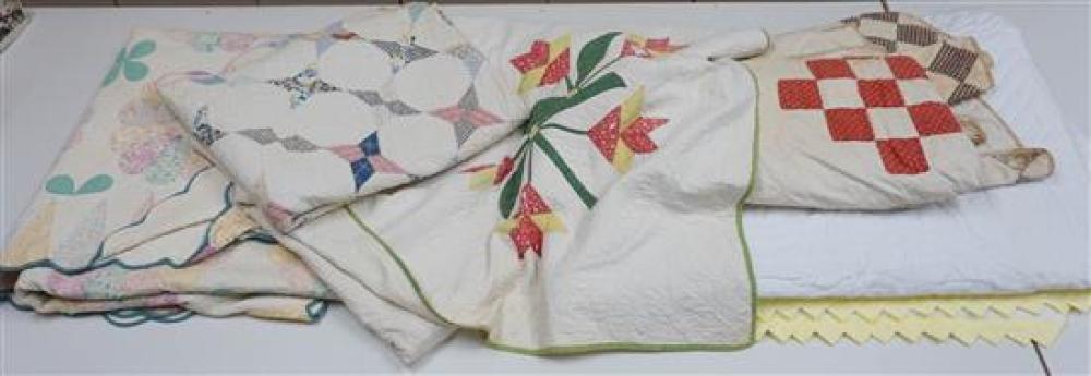 FOUR PIECED COTTON QUILTSFour