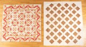 FOUR PIECED QUILTS, LATE 19TH