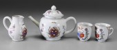 Four Pieces Armorial Export Po