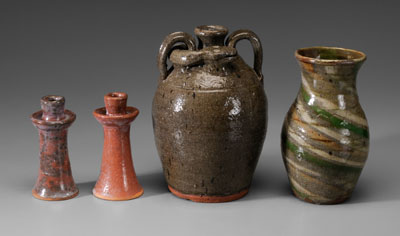 Four Pieces B. B. Craig Pottery