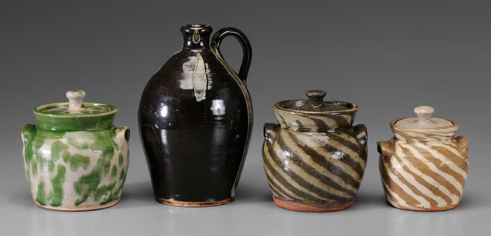 Four Pieces B. B. Craig Pottery